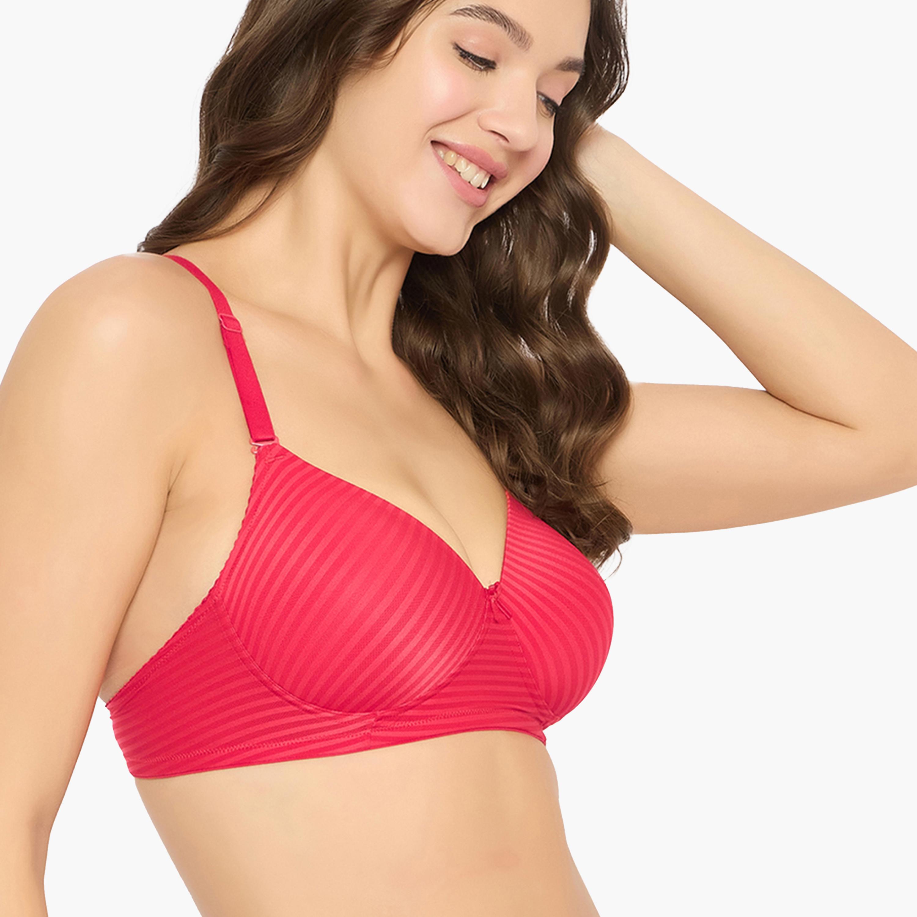 Clovia X Styli Women Pack of 3 Padded Non-Wired Full Coverage Multiway Self Striped T-shirt Bra-women-clothing-lingerie-bras-image-4
