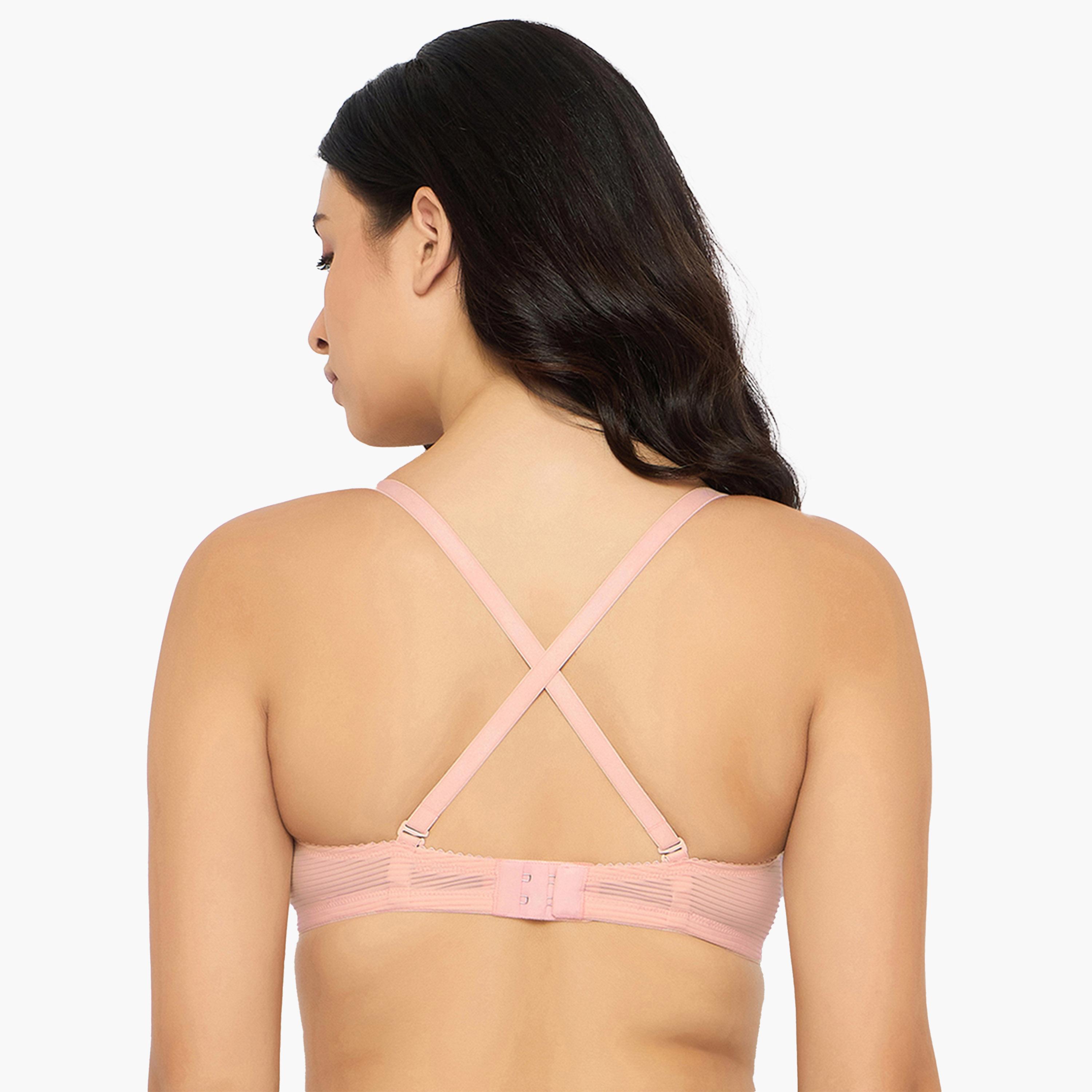 Clovia X Styli Multicolor Pack of 3 Padded Non-Wired Full Coverage Self-Striped Bras-women-clothing-lingerie-bras-image-7