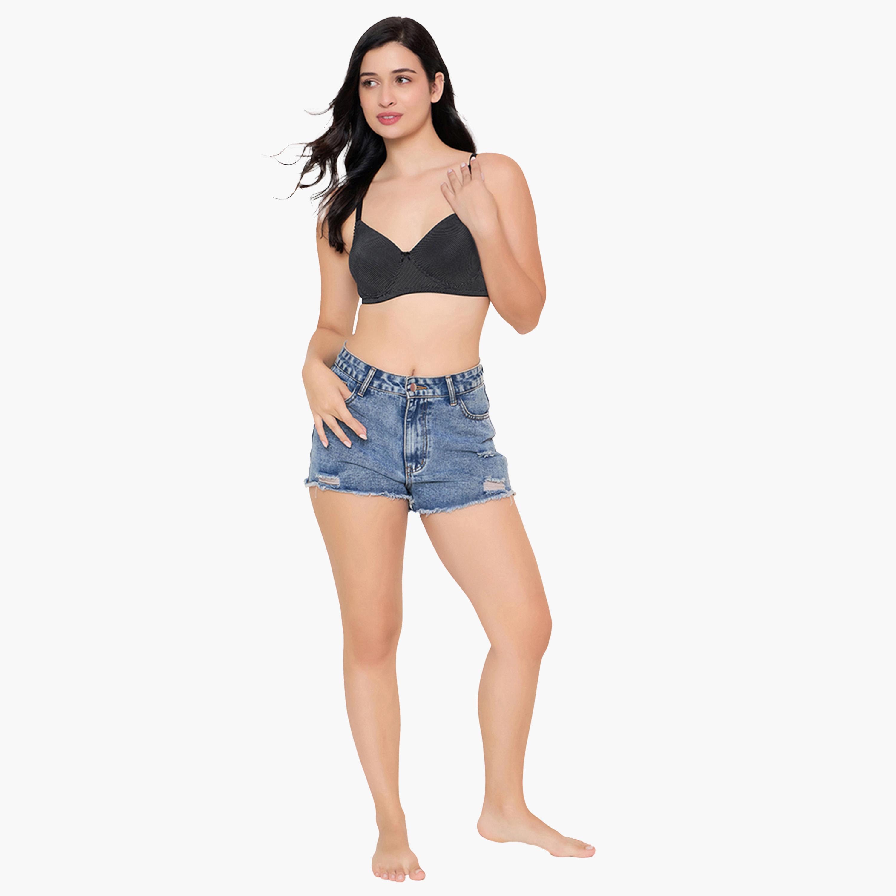 كولفيا × ستايلي - طقم ملون 3 قطع - حمالات صدر مبطنة بدون أسلاك مطبوعة بتغطية كاملة-women-clothing-lingerie-bras-image-12