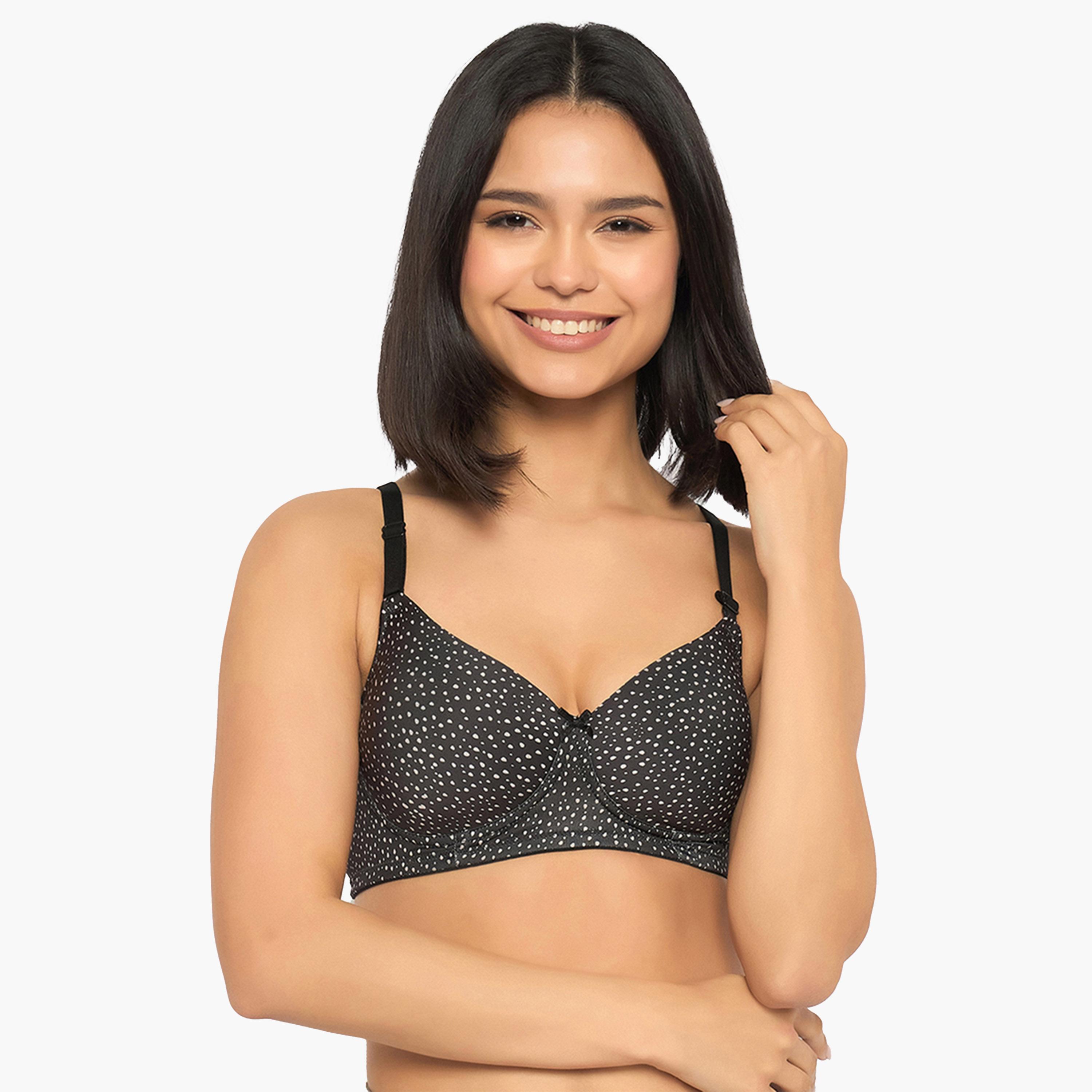 كولفيا × ستايلي - طقم ملون 3 قطع - حمالات صدر مبطنة بدون أسلاك مطبوعة بتغطية كاملة-women-clothing-lingerie-bras-image-14