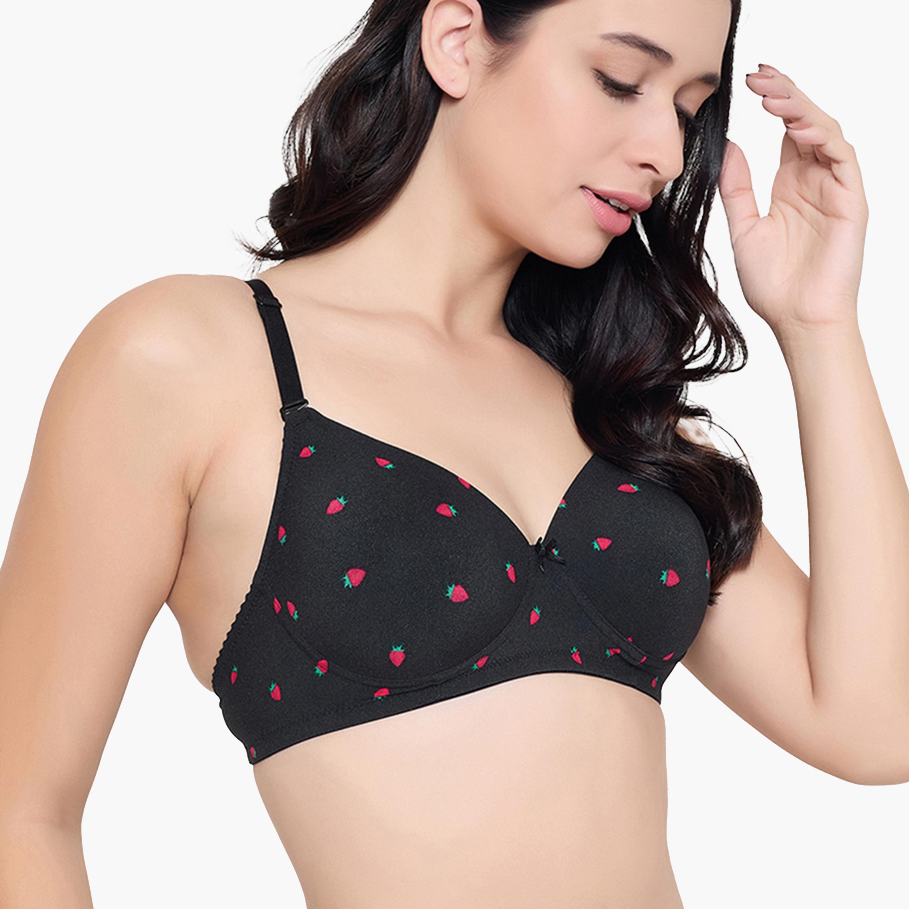 Clovia X Styli Multicolor Pack of 3 Padded Non-Wired Full Coverage Printed Bras-women-clothing-lingerie-bras-image-4