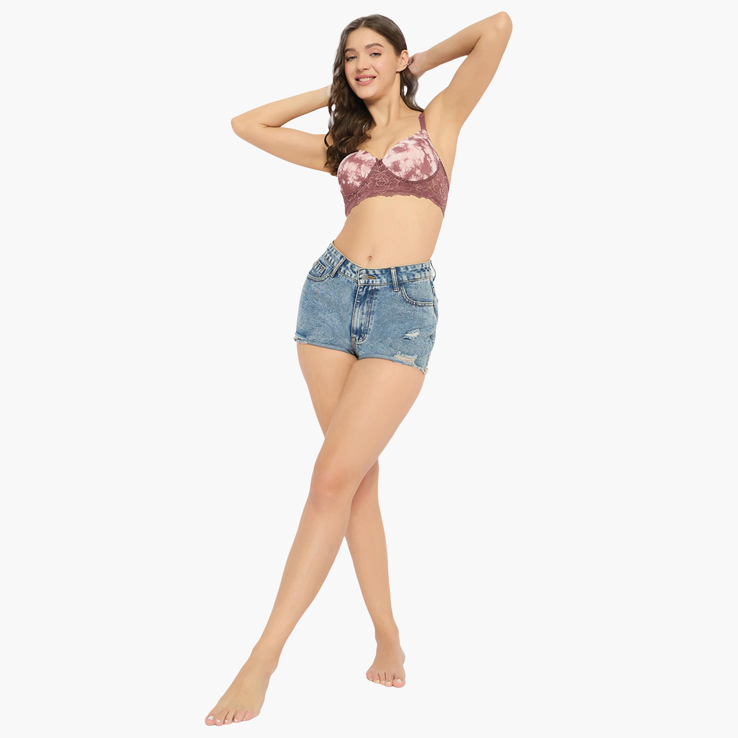 كولفيا × ستايلي - طقم ملون 3 قطع - حمالات صدر مبطنة بدون أسلاك مطبوعة بتغطية كاملة-women-clothing-lingerie-bras-image-12