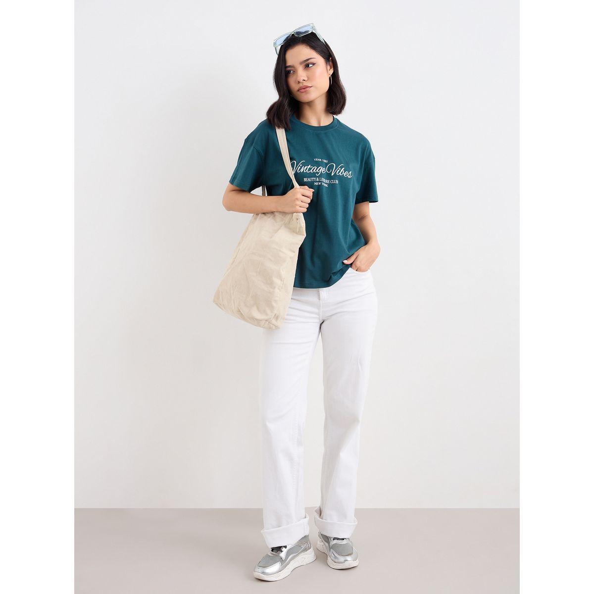Styli Embroidered Round Neck Boxy Fit T-Shirt-women-clothing-tshirts-image-1