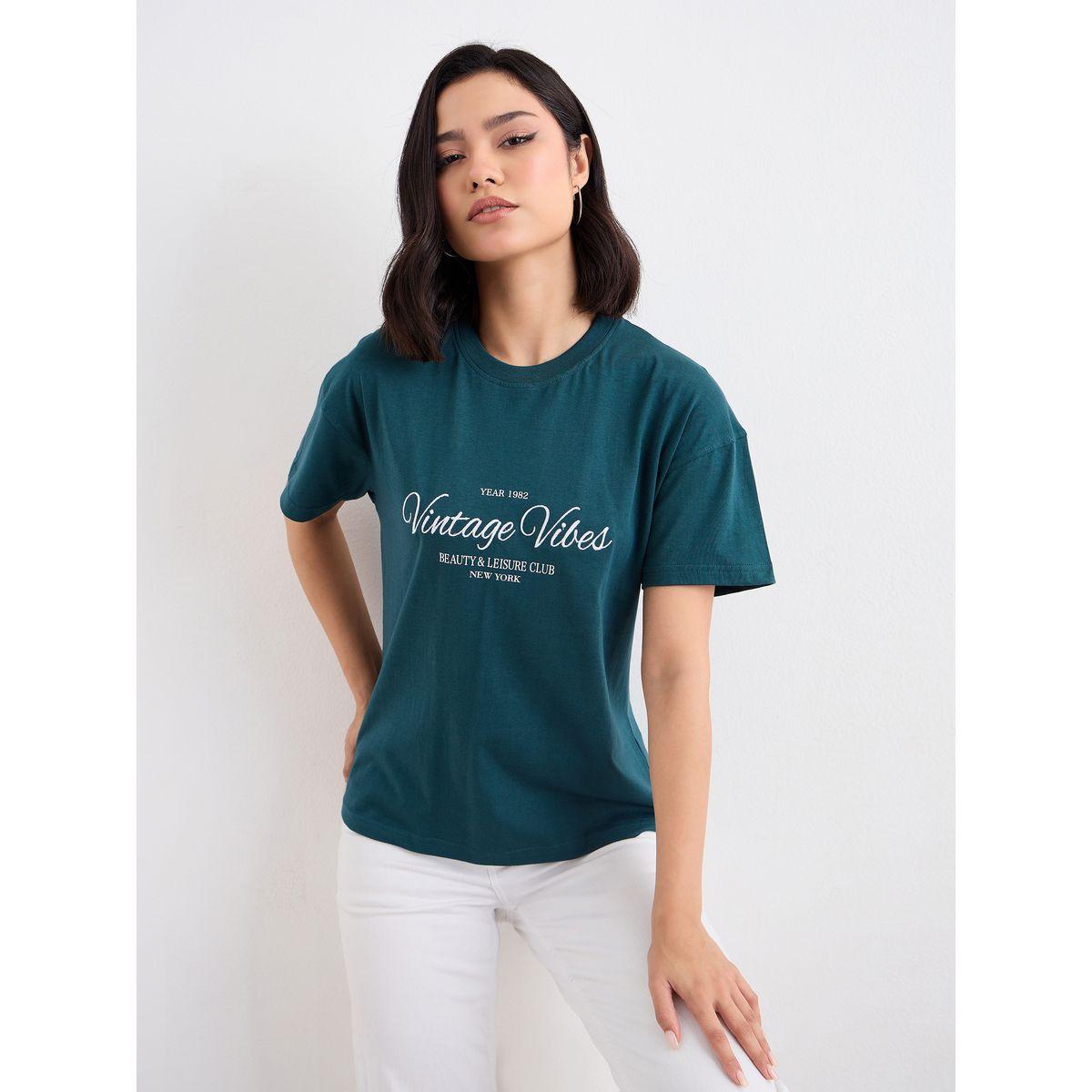 Styli Embroidered Round Neck Boxy Fit T-Shirt-women-clothing-tshirts-image-2