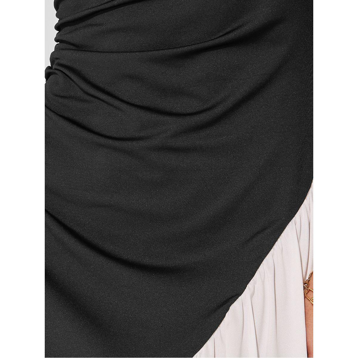 فستان طويل سادة بياقة دائرية-women-clothing-dresses-image-4