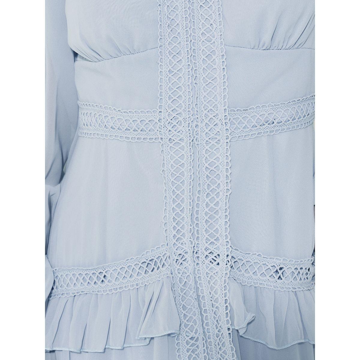 Styli Balloon Sleeve Ruffled Detail Lace Insert Maxi Dress-women-clothing-dresses-image-4