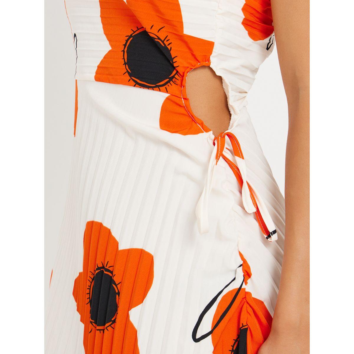 فستان ميدي بطبعة زهور وكتف واحد-women-clothing-dresses-image-4