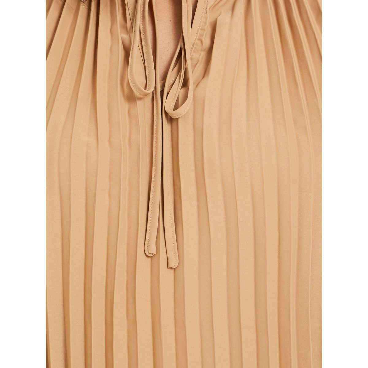 بلوزة بلا أكمام بكسرات مع ياقة بأربطة-women-clothing-shirtsandblouses-blouses-image-4
