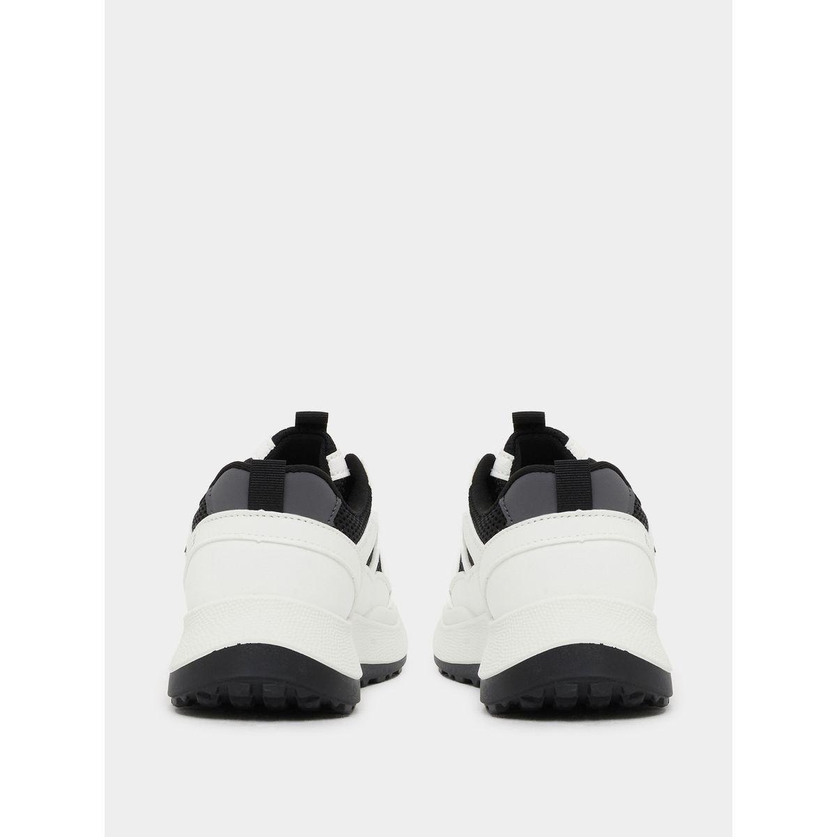 Styli Color Block Lace-Up Chunky Sneakers with Back Pull Tab-women-shoes-sneakers-image-5