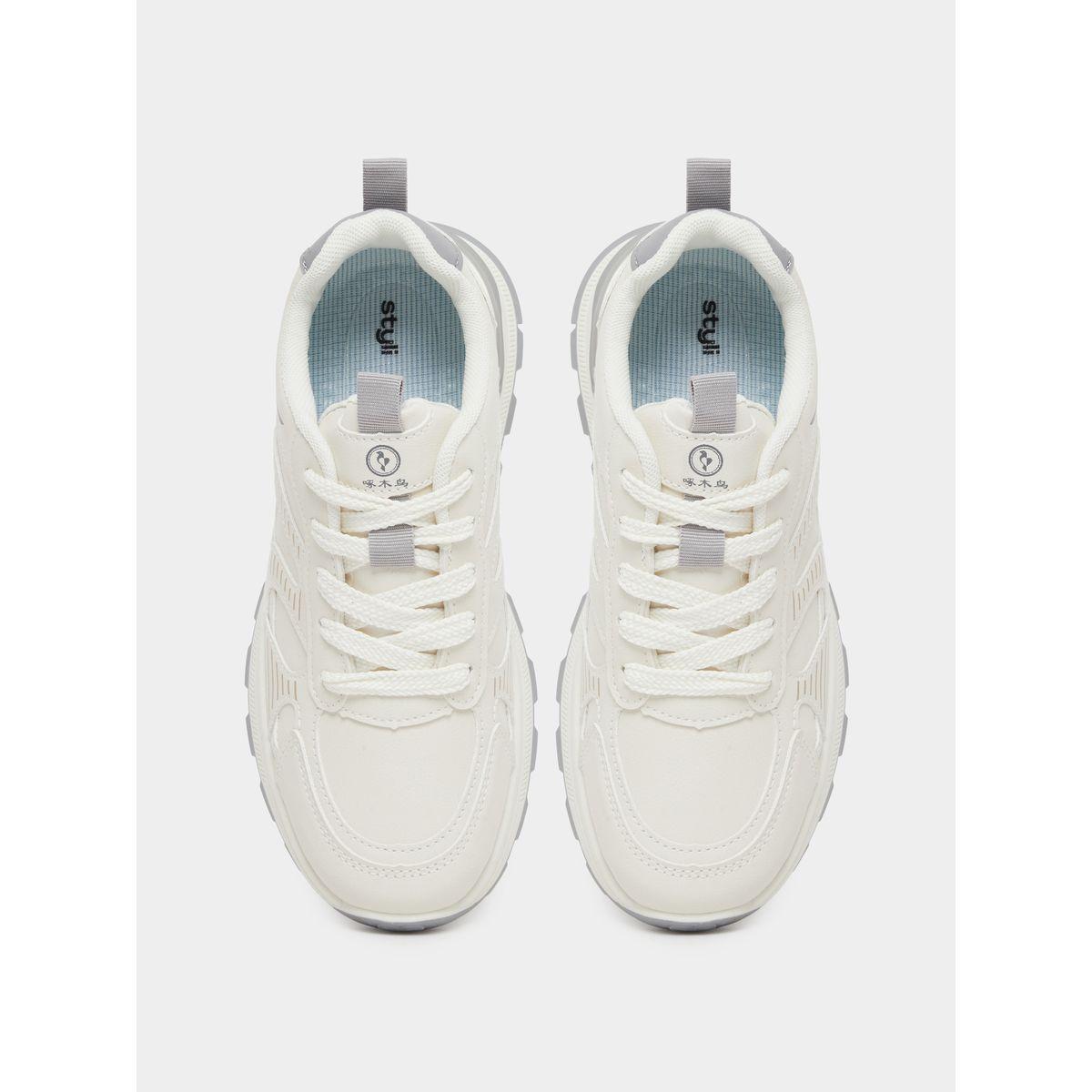 Styli Chunky Sole Lace Up Sneakers-women-shoes-sneakers-image-5