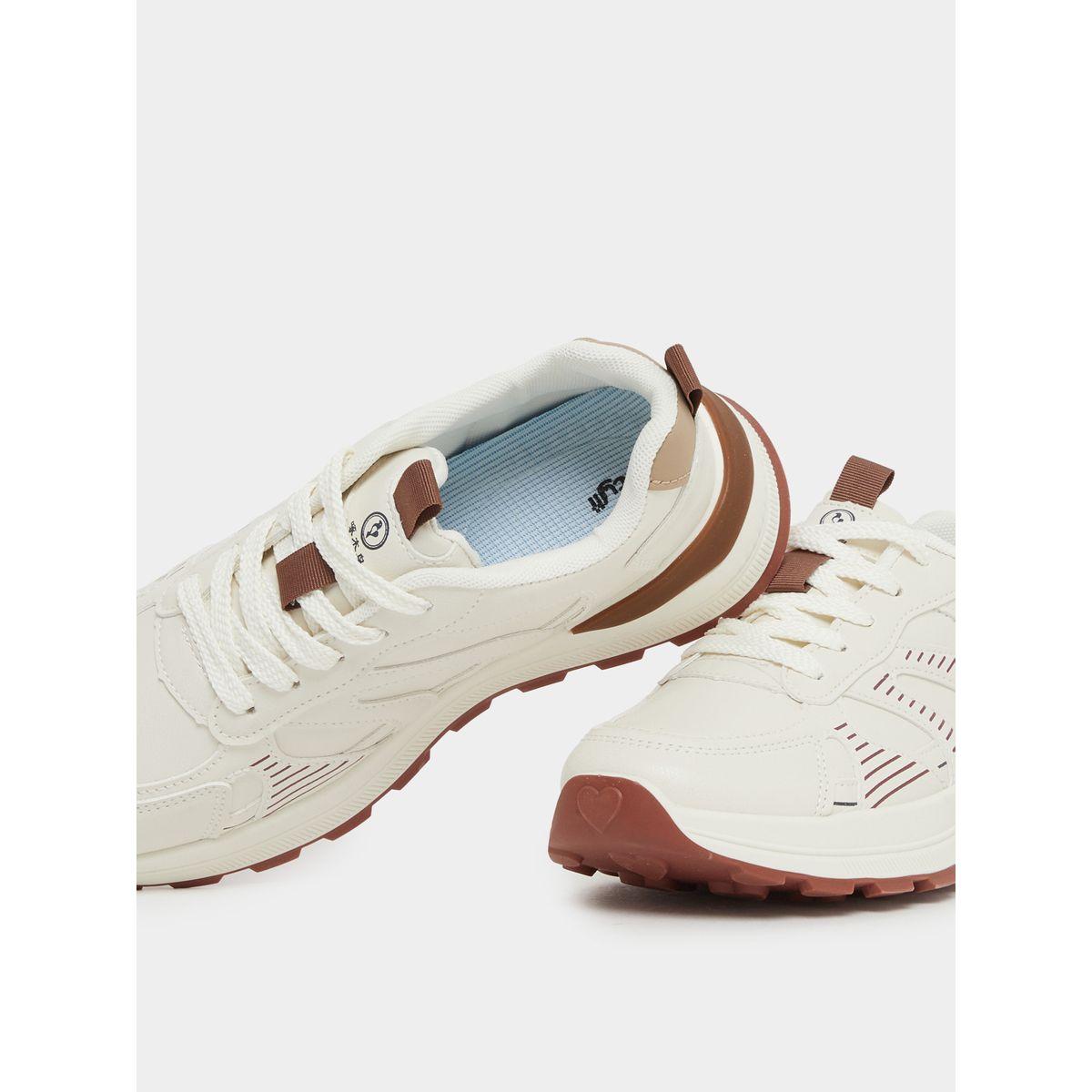 Styli Chunky Sole Lace Up Sneakers-women-shoes-sneakers-image-3