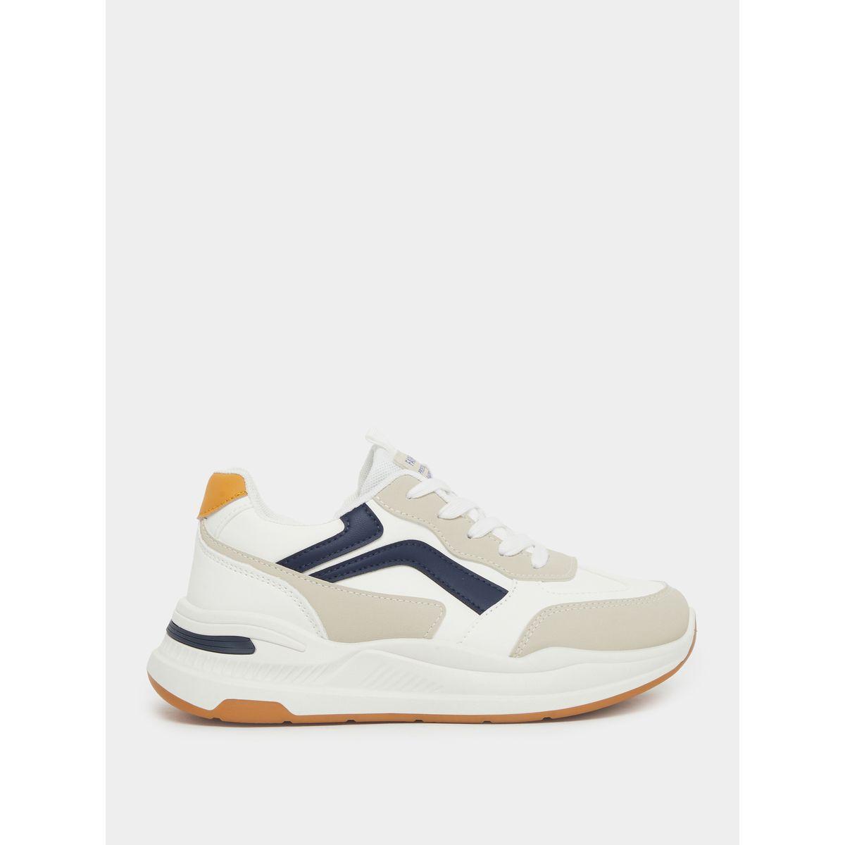 Styli Color Block Lace Up Sneakers-women-shoes-sneakers-image-1