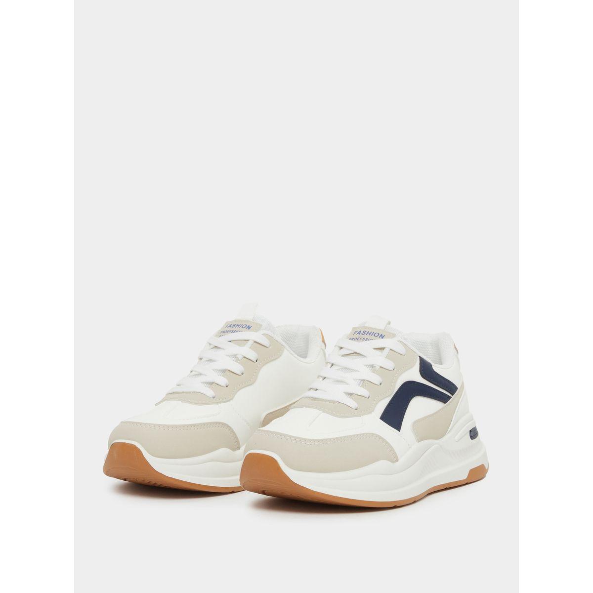 Styli Color Block Lace Up Sneakers-women-shoes-sneakers-image-2