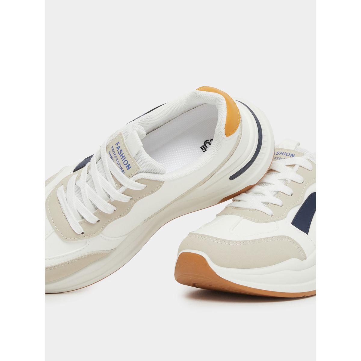 Styli Color Block Lace Up Sneakers-women-shoes-sneakers-image-3