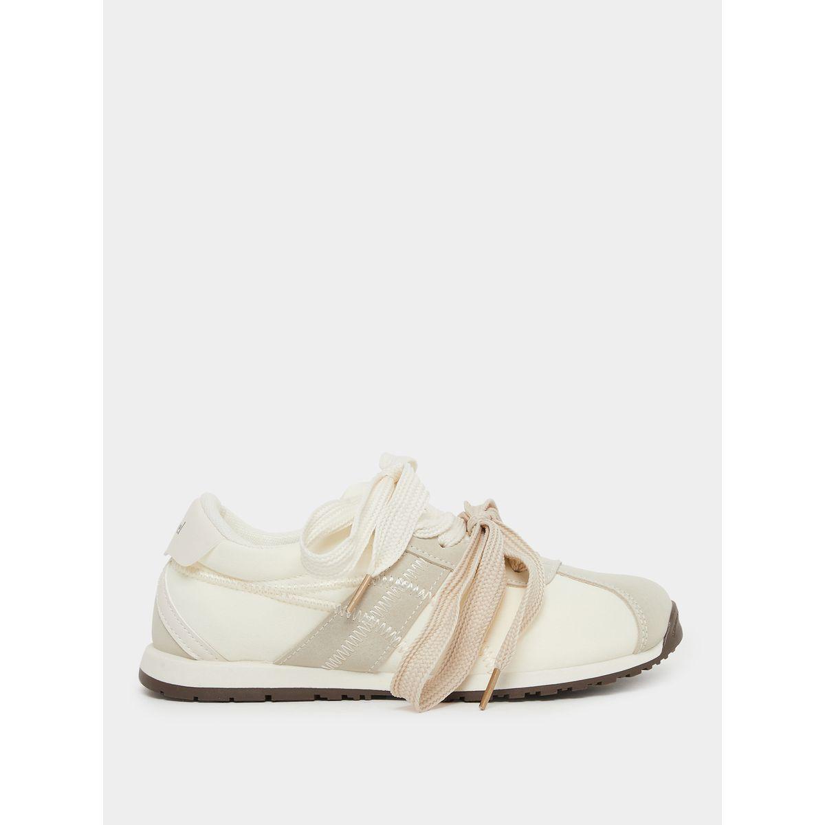 Styli Color Block Lace Up Sneakers-women-shoes-sneakers-image-1