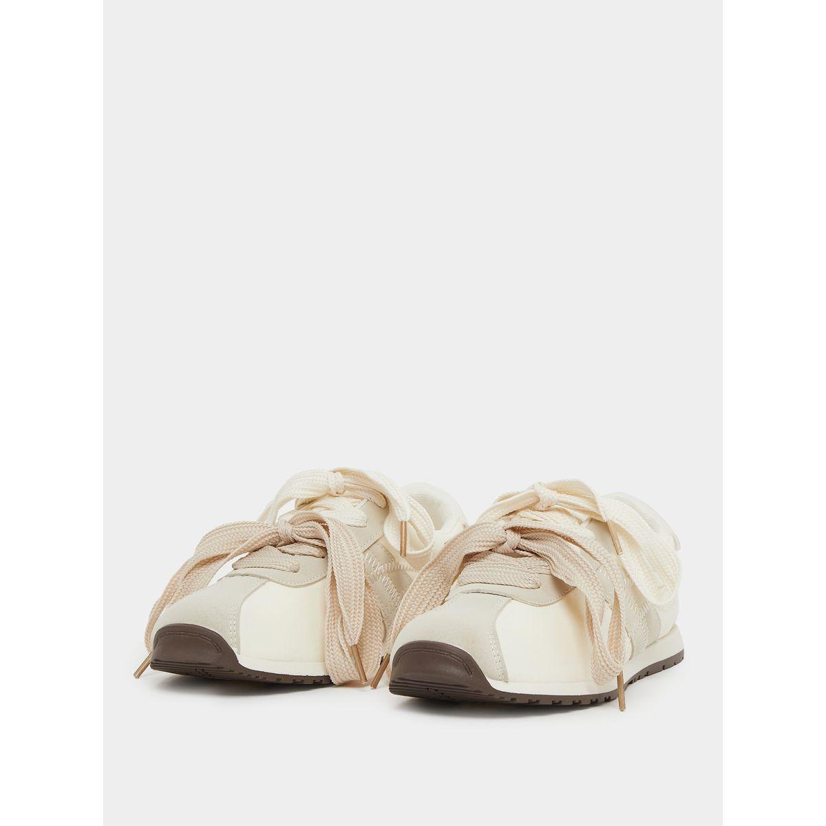 Styli Color Block Lace Up Sneakers-women-shoes-sneakers-image-2