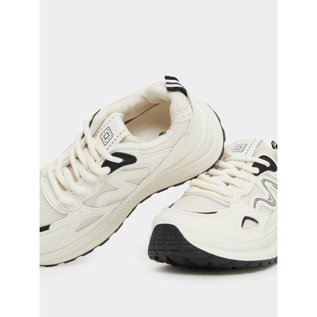 Styli Chunky Sole Lace Up Sneakers-women-shoes-sneakers-image-3