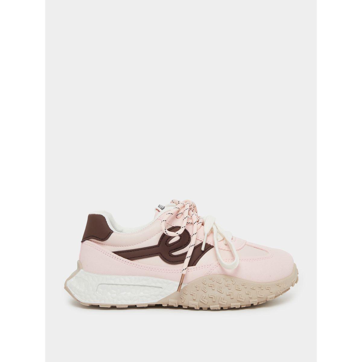 Styli Chunky Sole Lace Up Sneakers-women-shoes-sneakers-image-1