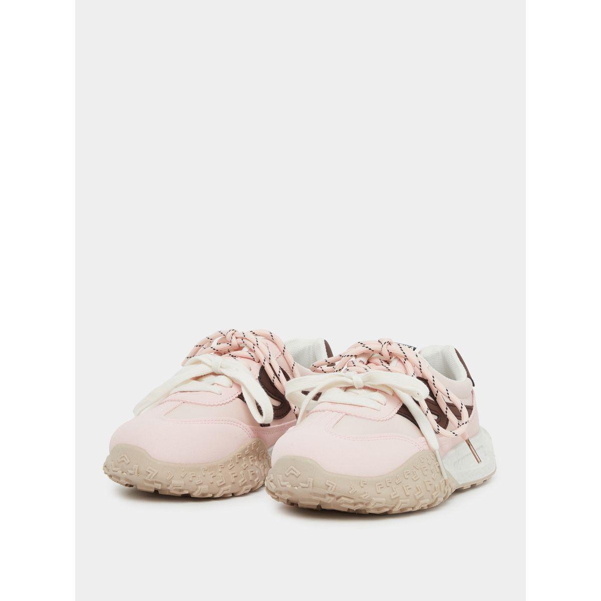 Styli Chunky Sole Lace Up Sneakers-women-shoes-sneakers-image-2
