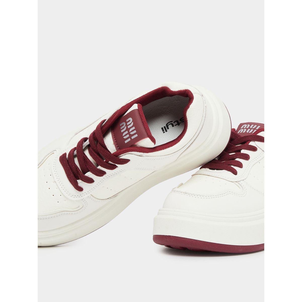 Styli Chunky Sole Lace Up Sneakers-women-shoes-sneakers-image-3
