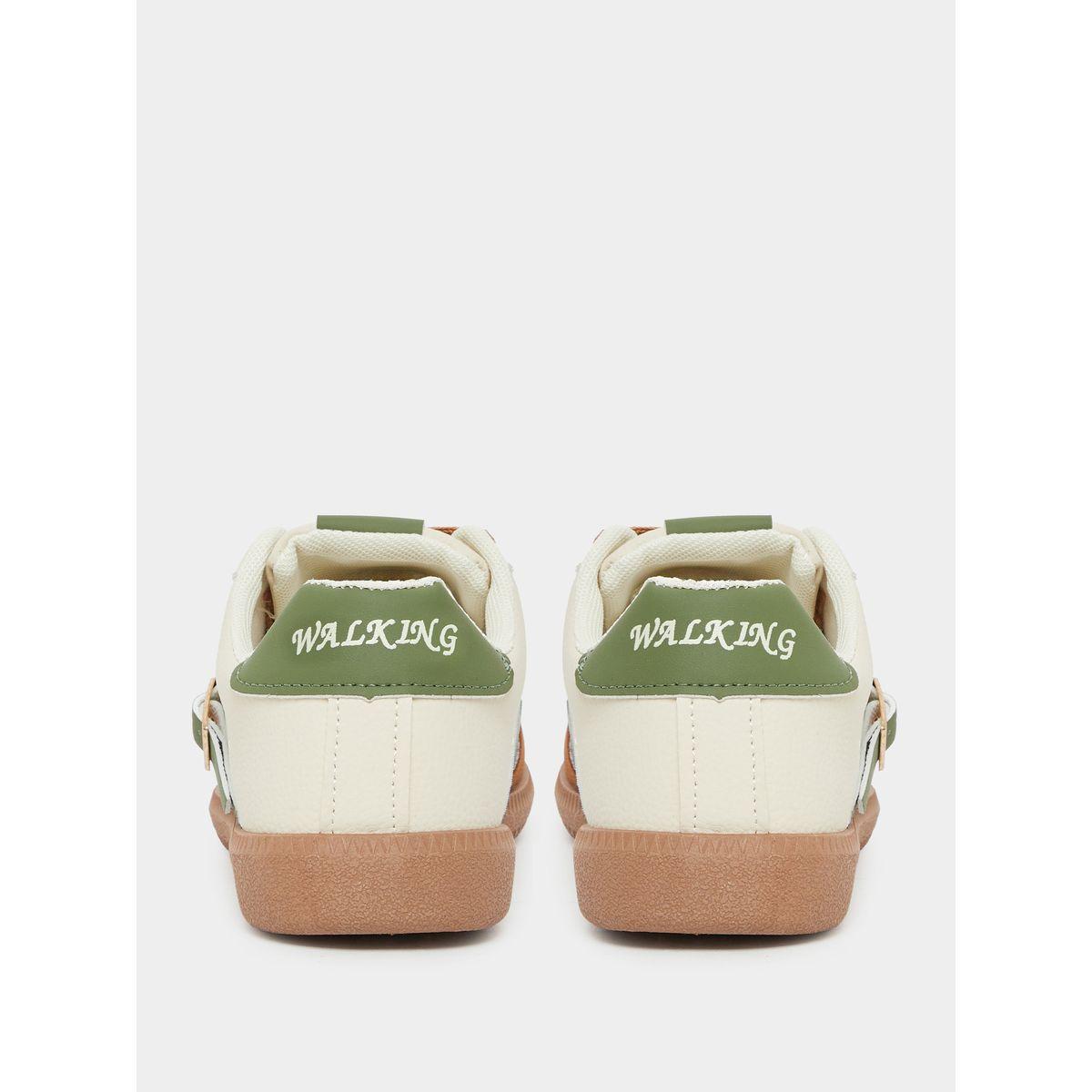 حذاء سنيكرز بنمط كتل الالوان مع رباط غلق-women-shoes-sneakers-image-4