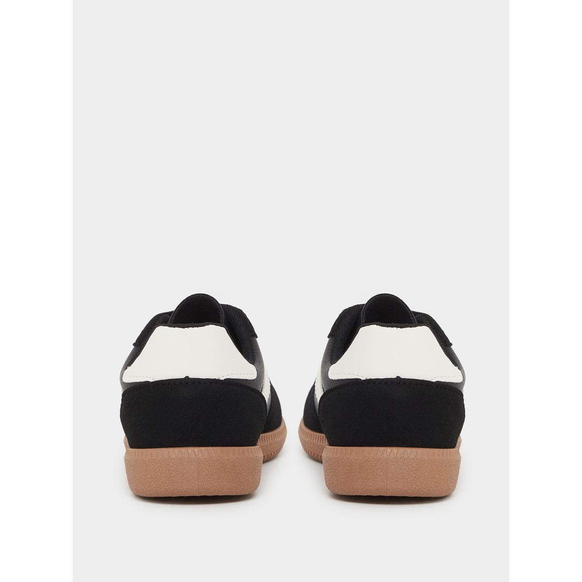 Styli Panelled Lace Up Sneaker-women-shoes-sneakers-image-4