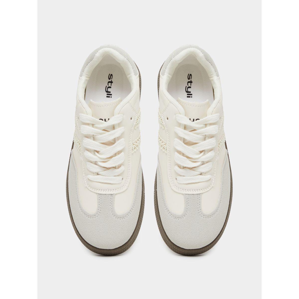 Styli Color Block Lace Up Sneakers-women-shoes-sneakers-image-5