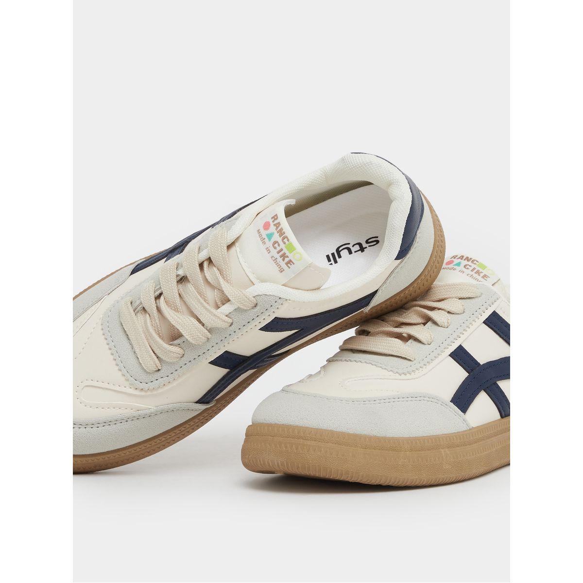 Styli Panelled Lace Up Sneaker-women-shoes-sneakers-image-3