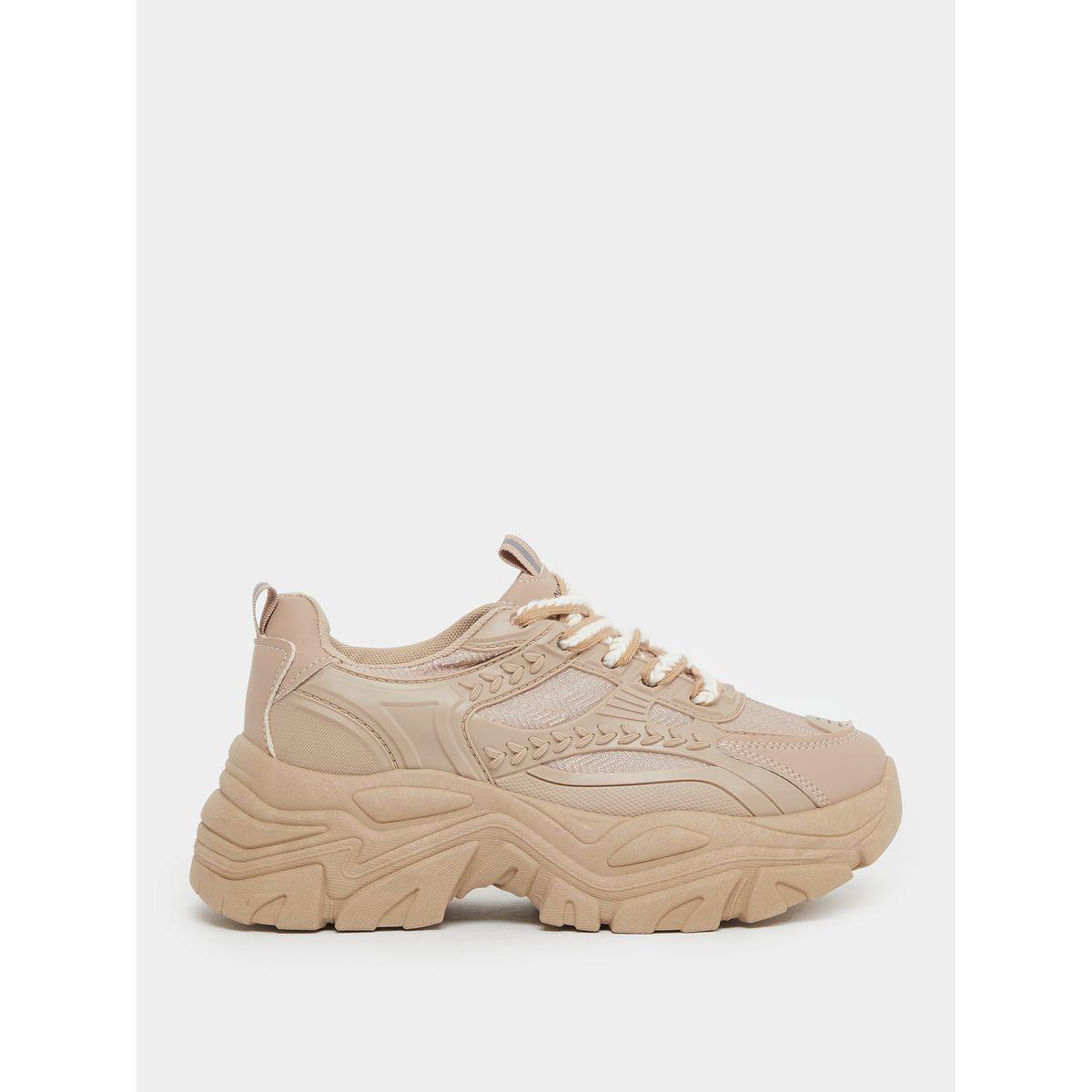حذاء سنيكرز بنعل شانكي ورباط غلق-women-shoes-sneakers-image-1