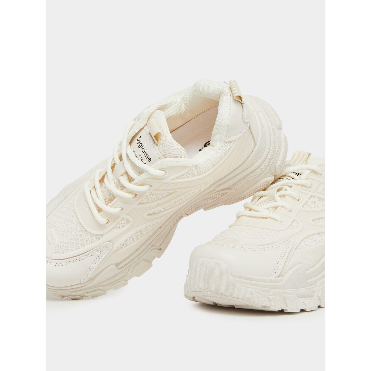 Styli Chunky Sole Lace Up Sneakers-women-shoes-sneakers-image-3