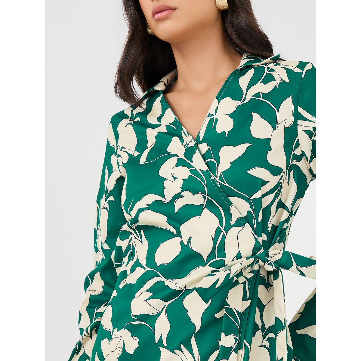 Styli Printed Tie-Up Shirt and Pants Co-Ords-women-clothing-coordsets-image-3