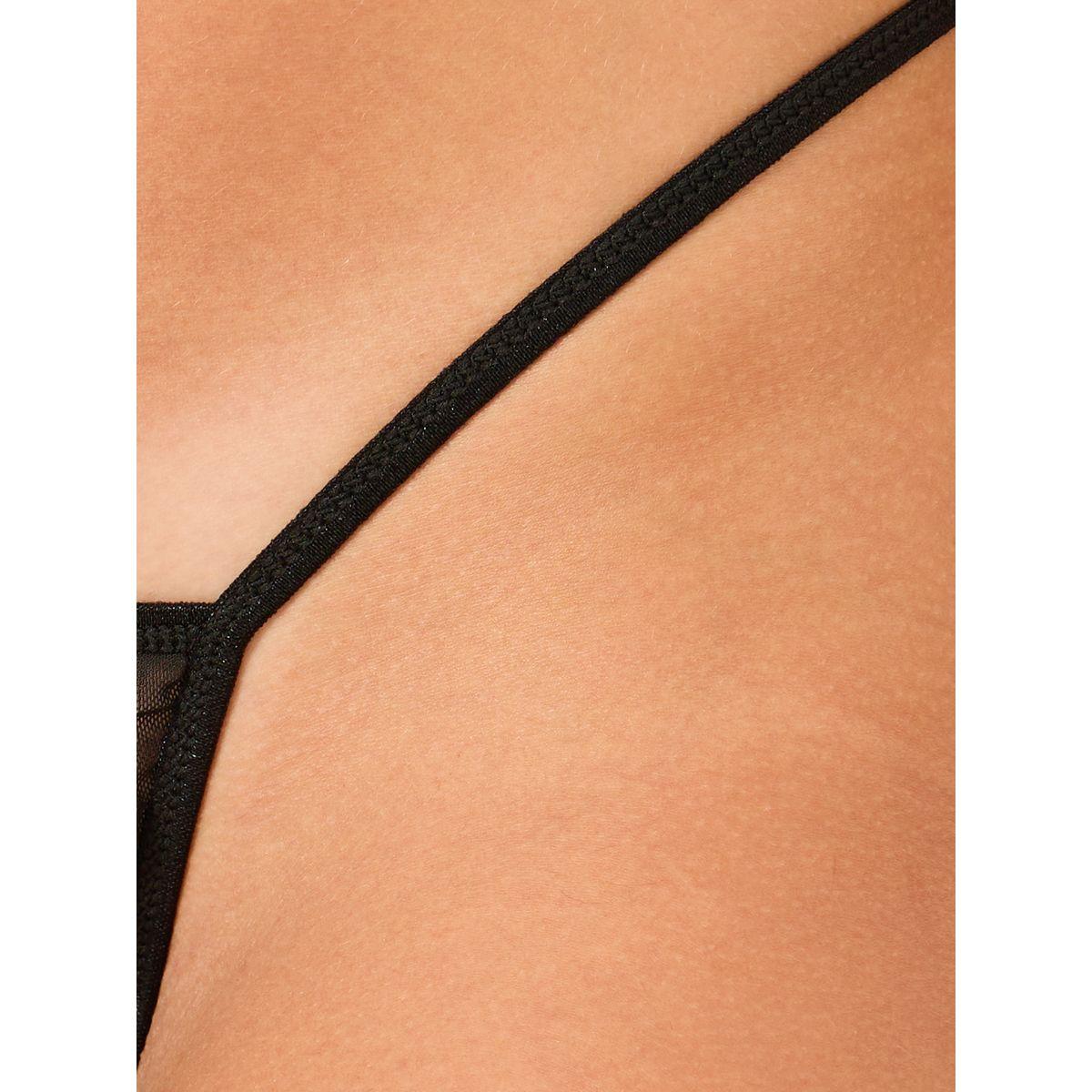 Styli  Lace Apex Strap Detail Side Slit Babydoll with Briefs-women-clothing-lingerie-babydollsandbodysuits-image-3