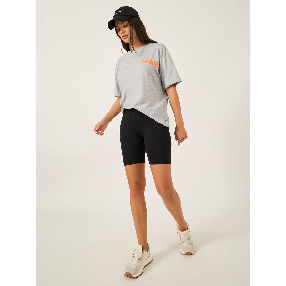 Styli Slogan Print Round Neck Oversized T-Shirt-women-clothing-tshirts-image-2