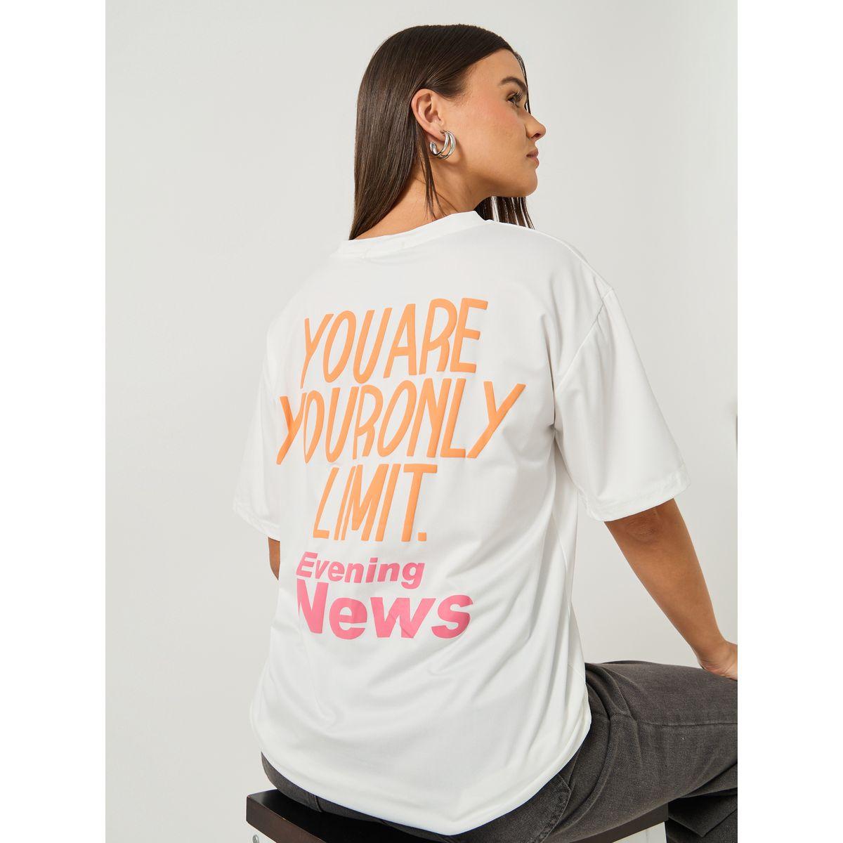 Styli Slogan Print Round Neck T-Shirt-women-clothing-tshirts-image-1