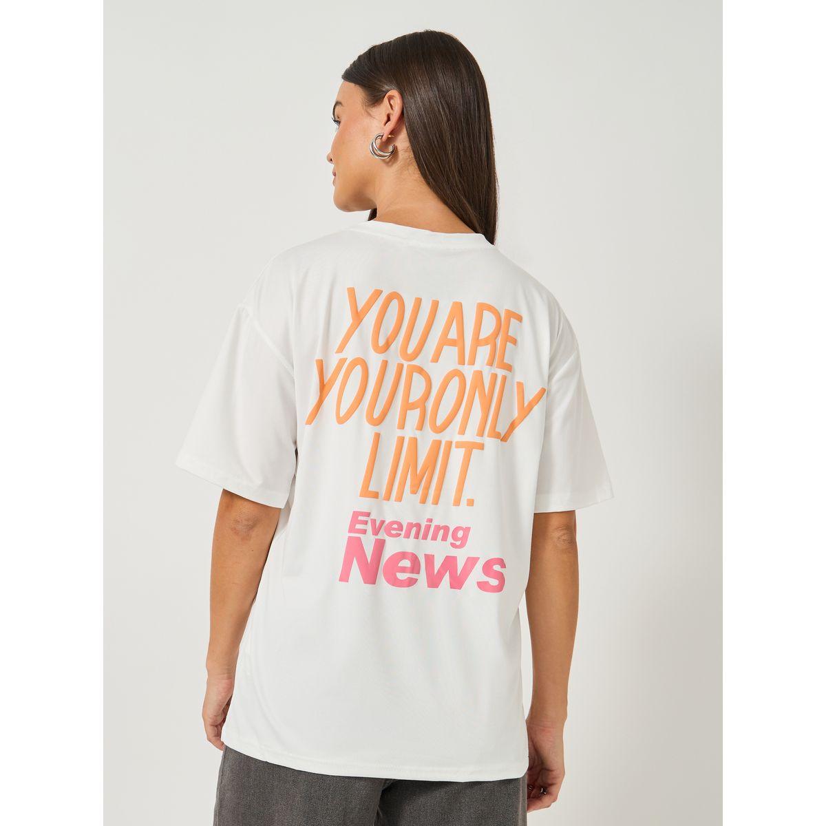 Styli Slogan Print Round Neck T-Shirt-women-clothing-tshirts-image-6