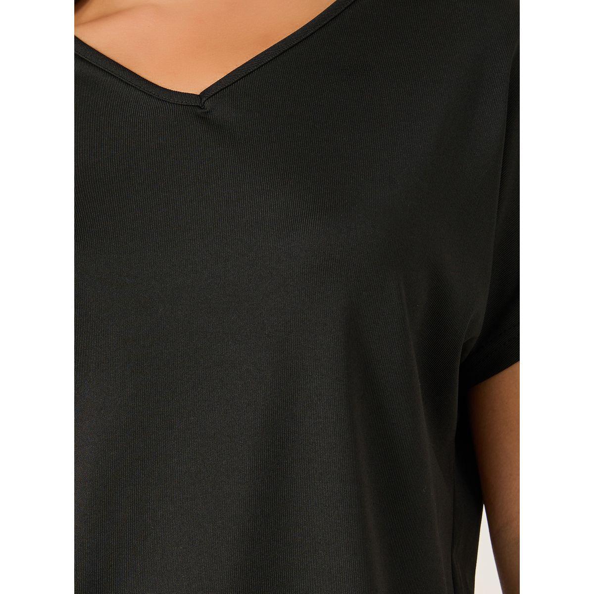 تيشيرت سادة بقصة عادية وأكمام قصيرة-women-clothing-tshirts-image-3