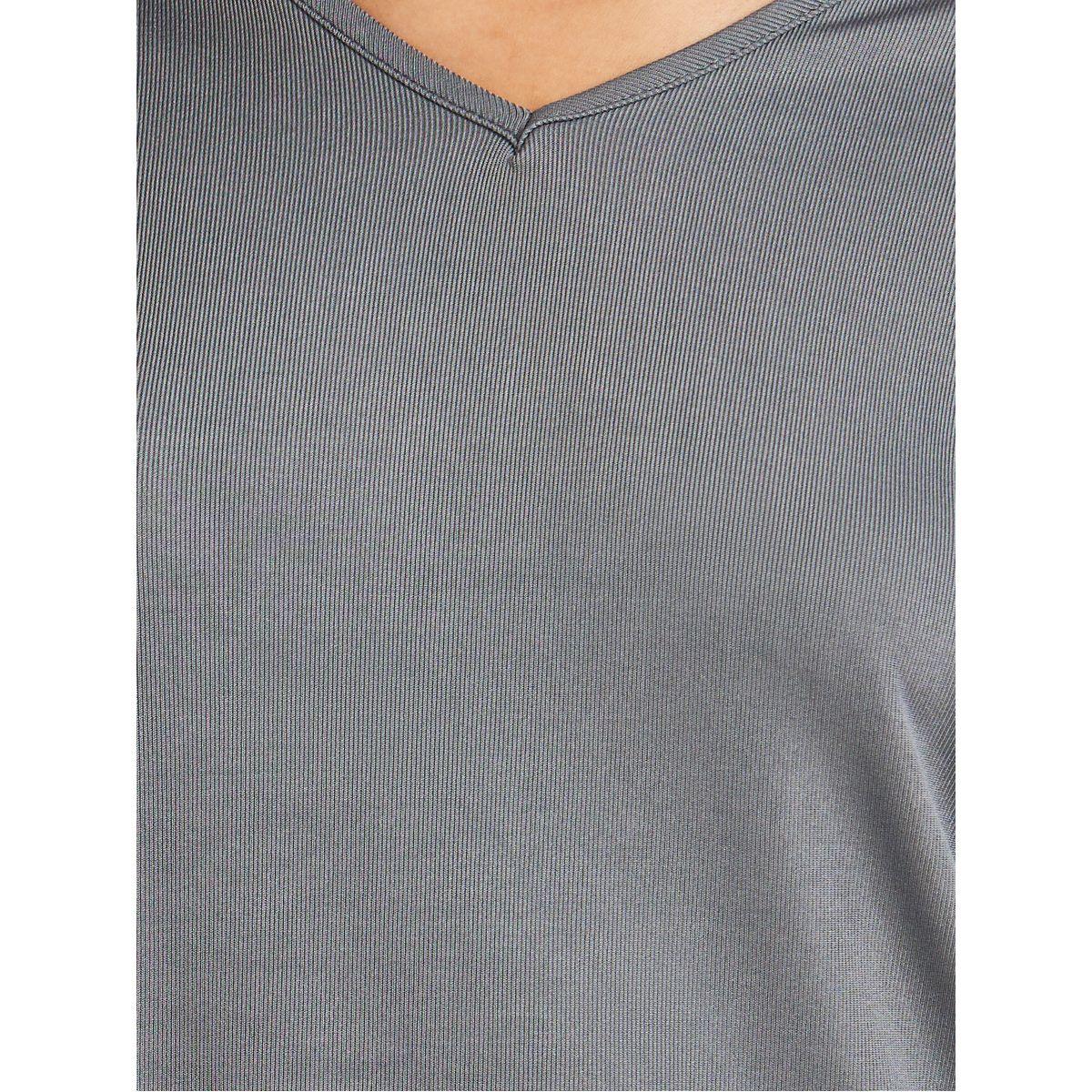 Styli Solid Regular Fit V-Neck T-Shirt-women-clothing-tshirts-image-3