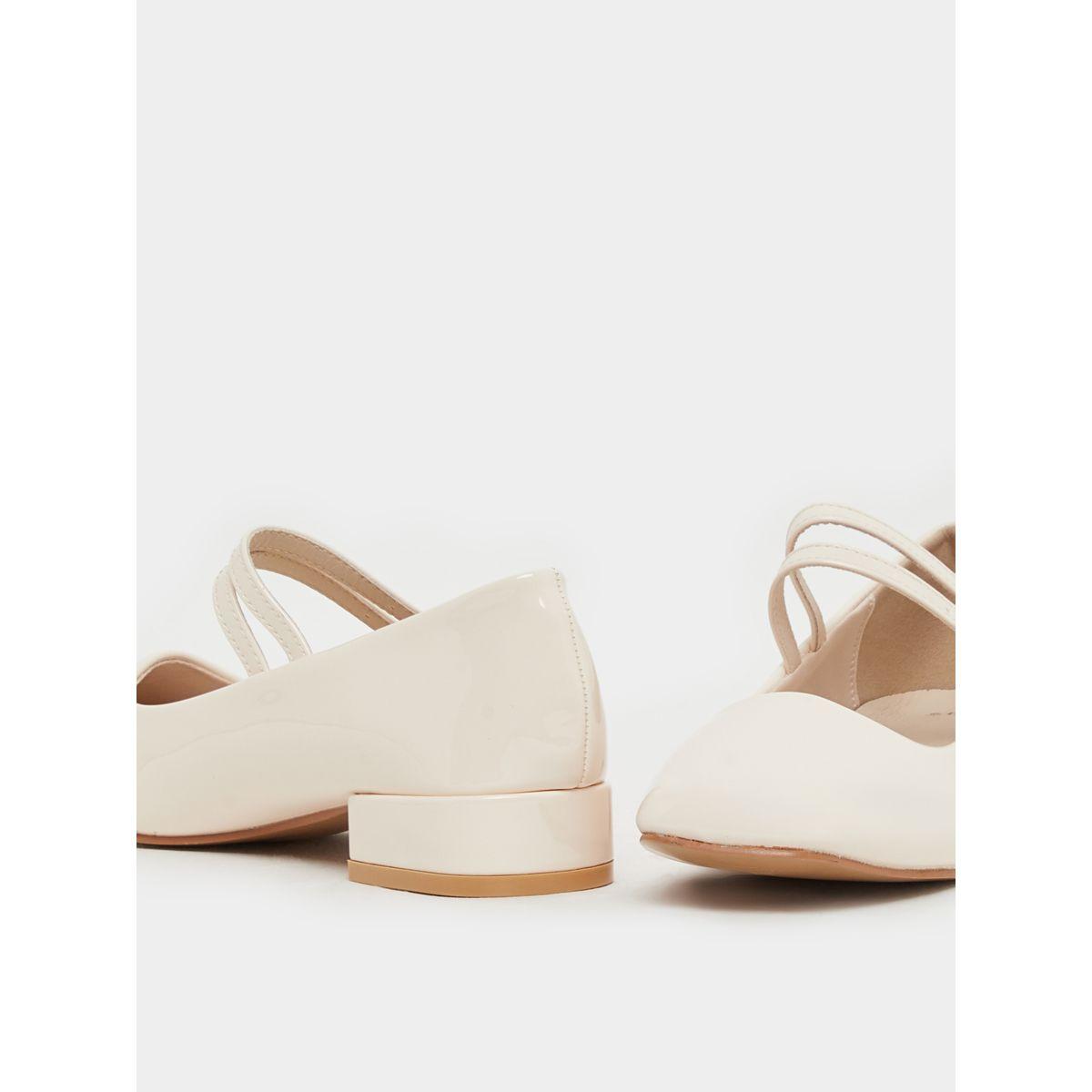 حذاء سادة بمقدمة مربعة وإبزيم-women-shoes-ballerinas-image-4