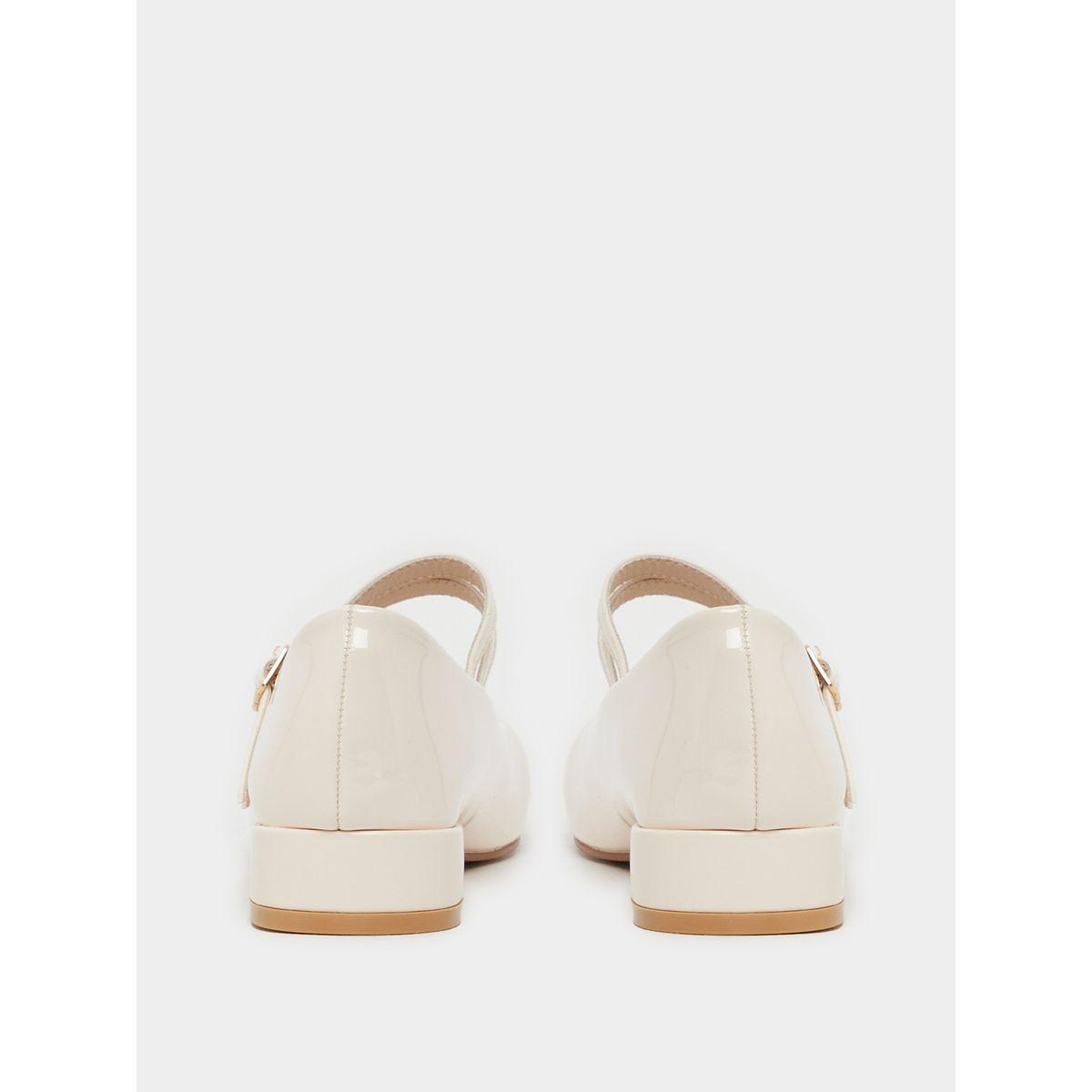 حذاء سادة بمقدمة مربعة وإبزيم-women-shoes-ballerinas-image-5