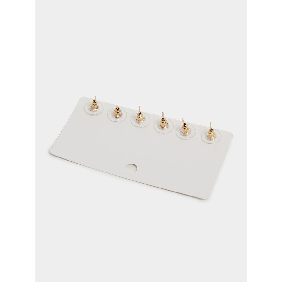 Styli Set of 3 - Embellished Stud Earrings-women-watchesandjewellery-jewellery-earrings-image-5