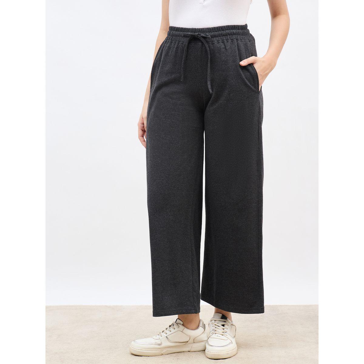جوغر سادة بقصة أرجل واسعة مع أربطة-women-clothing-bottoms-joggers-image-5