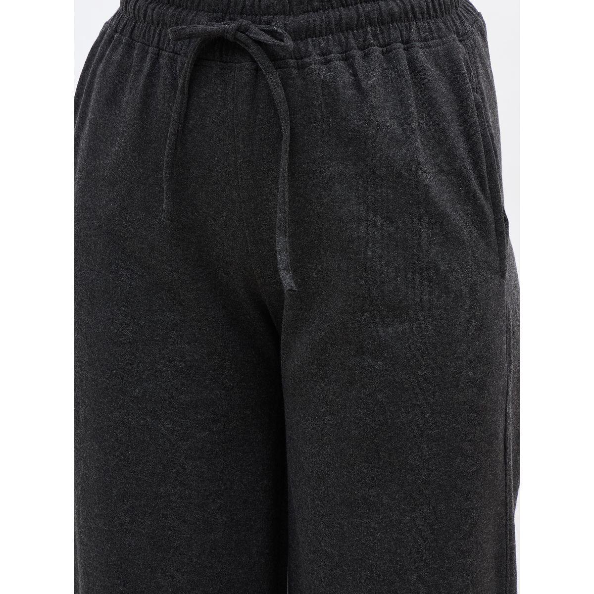 Styli Plain Wide Leg Joggers with Drawstring-women-clothing-bottoms-joggers-image-4