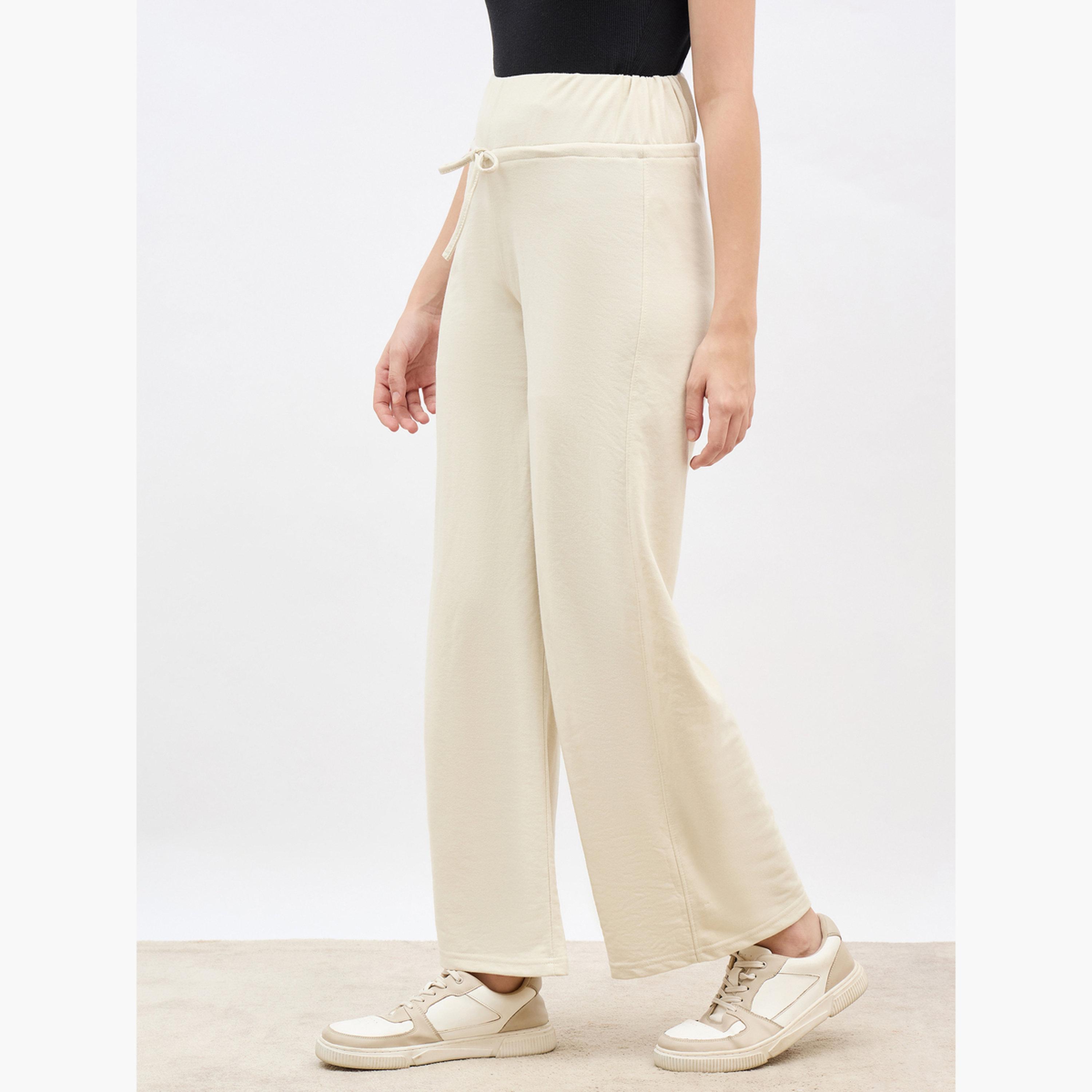 Styli Wide Waistband Joggers with Drawstring-women-clothing-bottoms-joggers-image-3