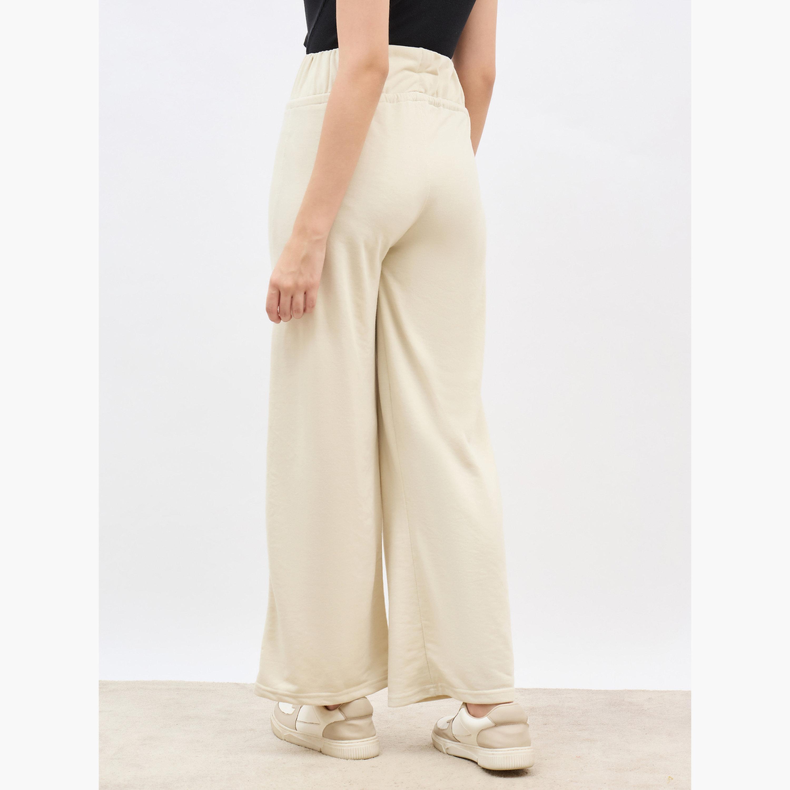 ستايلي - بنطال رياضي بحزام خصر عريض ورباط-women-clothing-bottoms-joggers-image-4