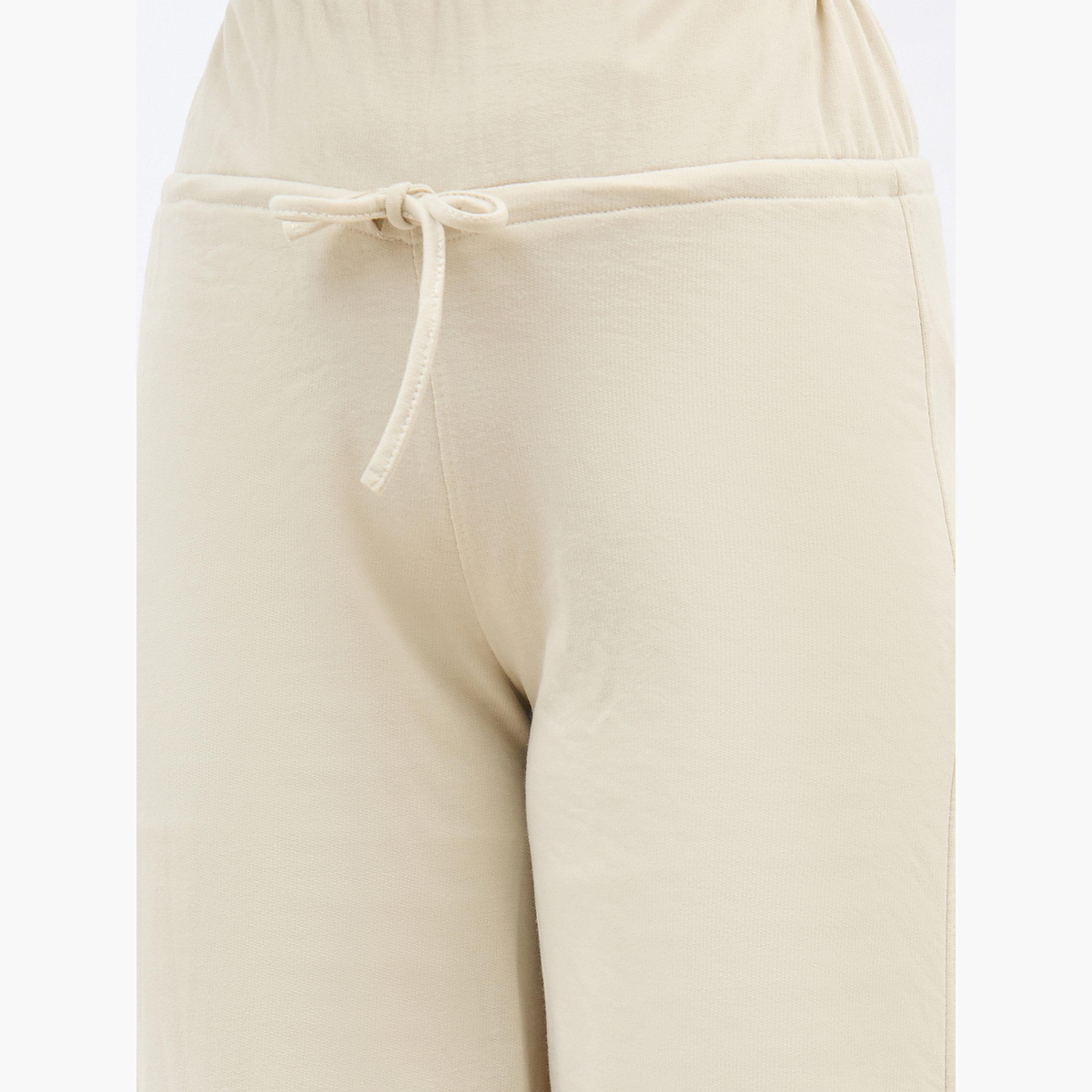 ستايلي - بنطال رياضي بحزام خصر عريض ورباط-women-clothing-bottoms-joggers-image-5
