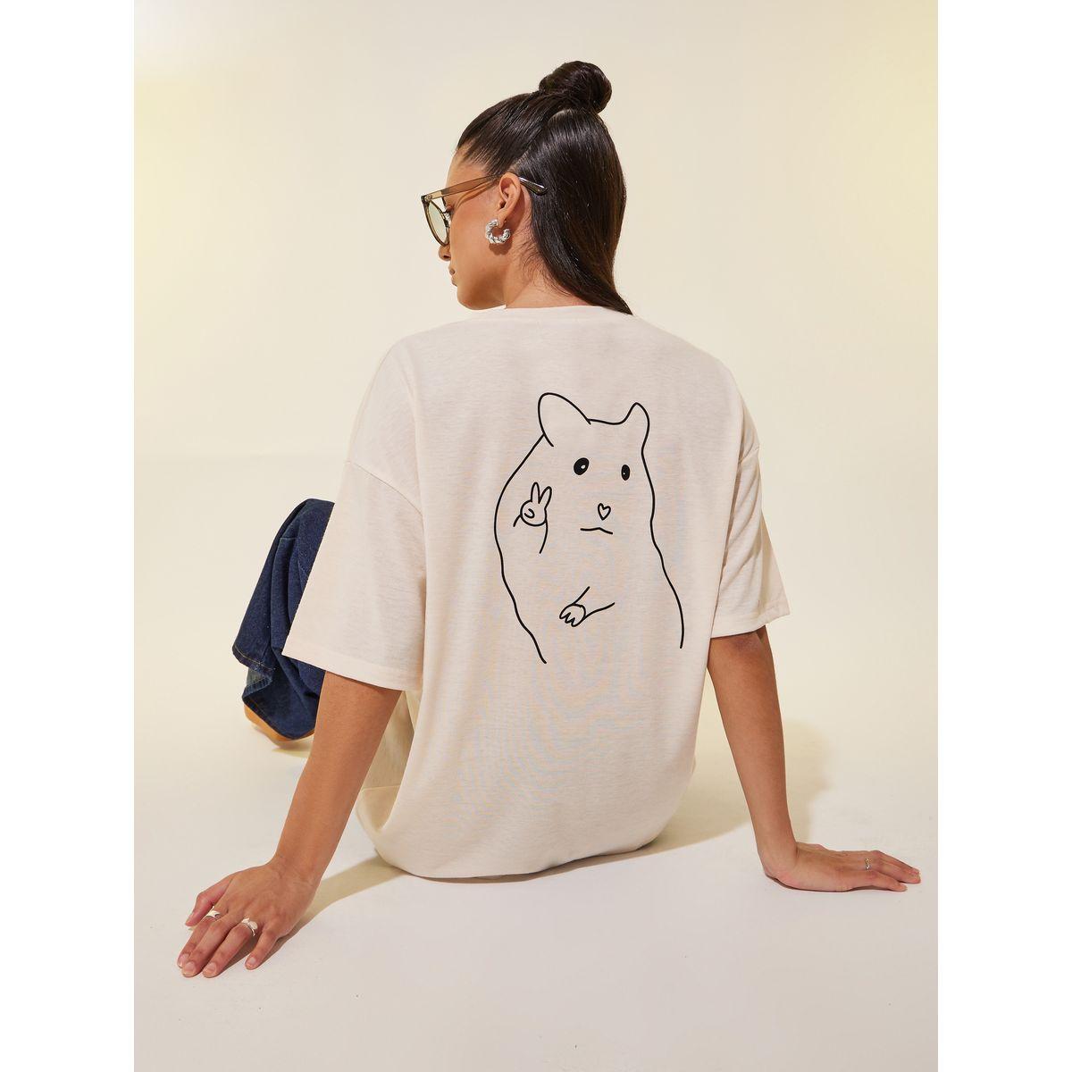 Styli Graphic Print Round Neck T-Shirt-women-clothing-tshirts-image-1