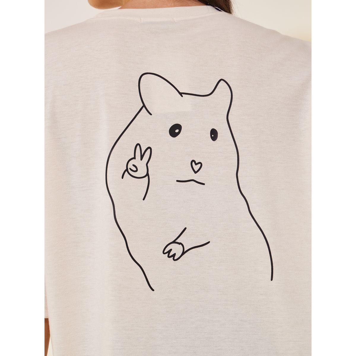 Styli Graphic Print Round Neck T-Shirt-women-clothing-tshirts-image-4