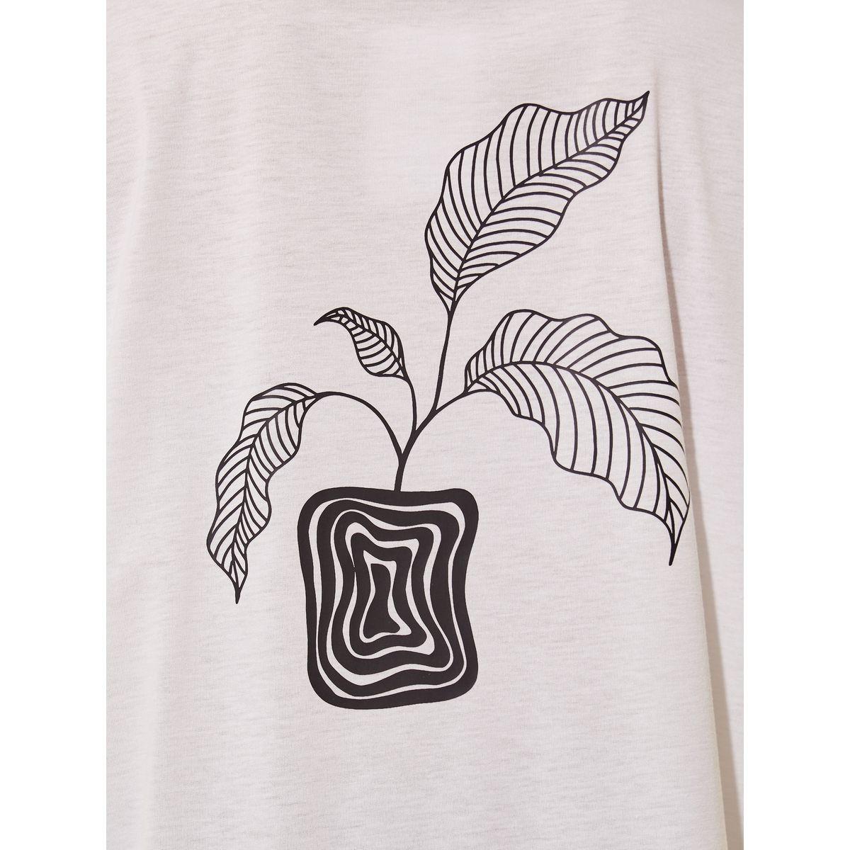 Styli Graphic Print Round Neck T-Shirt-women-clothing-tshirts-image-4