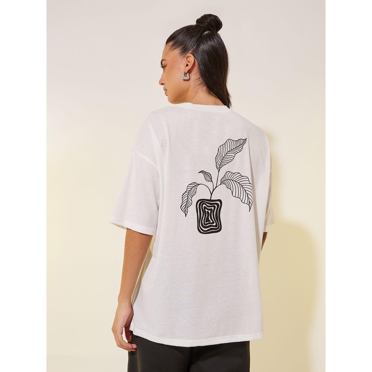 Styli Graphic Print Round Neck T-Shirt-women-clothing-tshirts-image-5