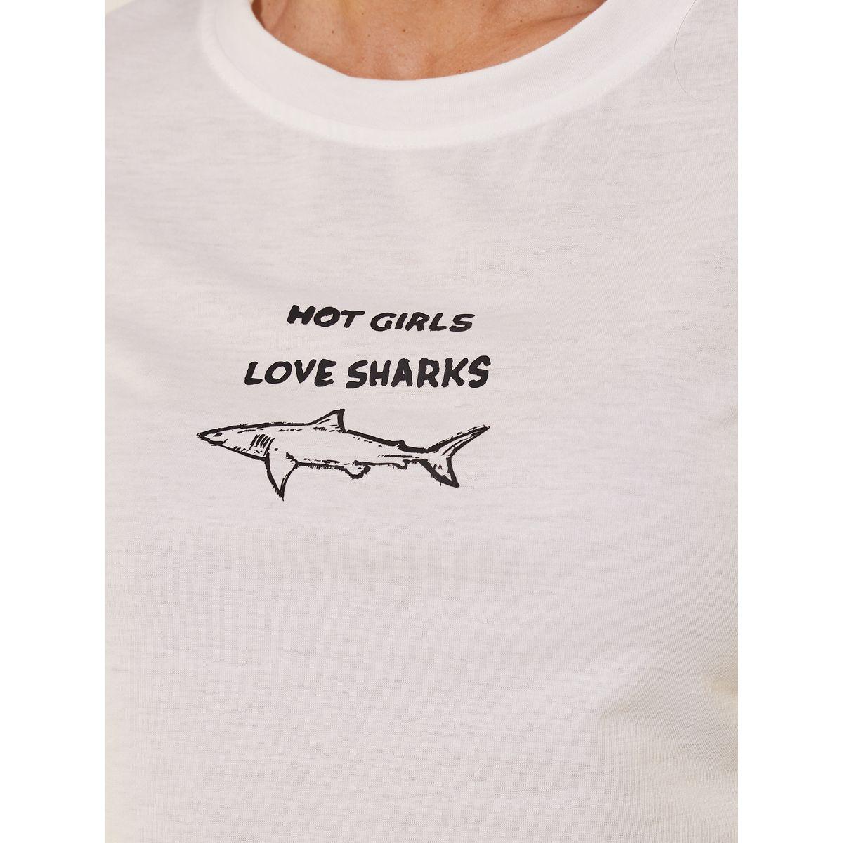 تيشيرت بطبعة كتابة وياقة دائرية-women-clothing-tshirts-image-4